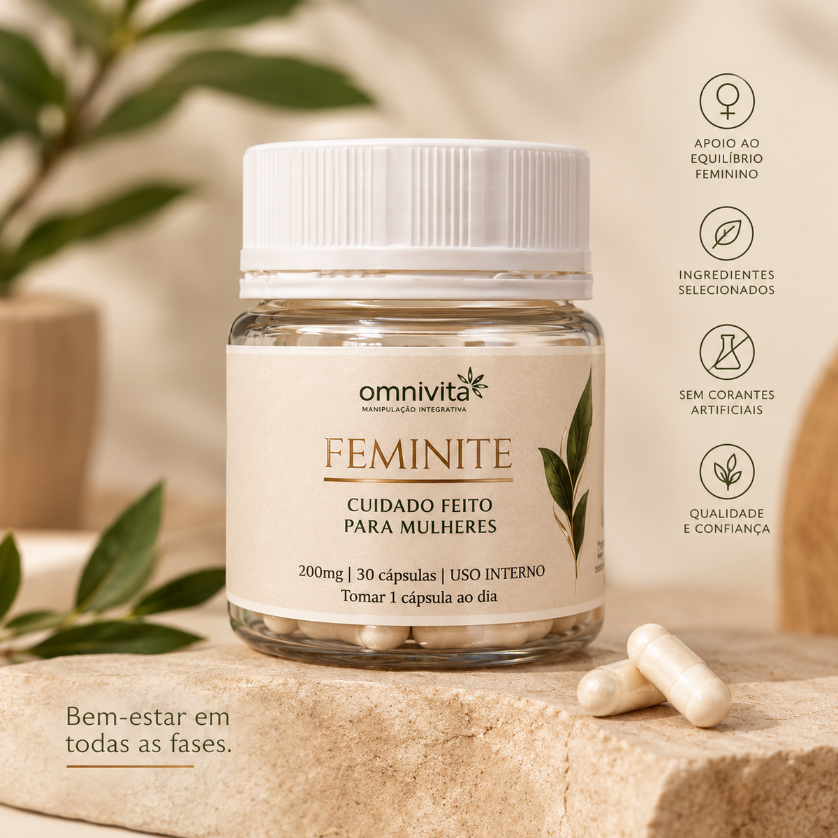 FEMINITE I Cuidado diário para mulher 30+