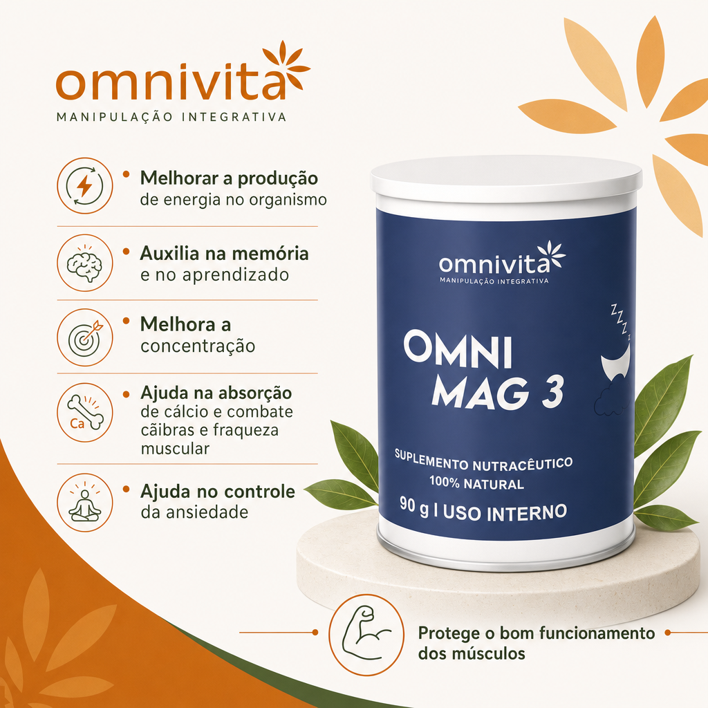 OMNI MAG 3 I Blend de Magnésio