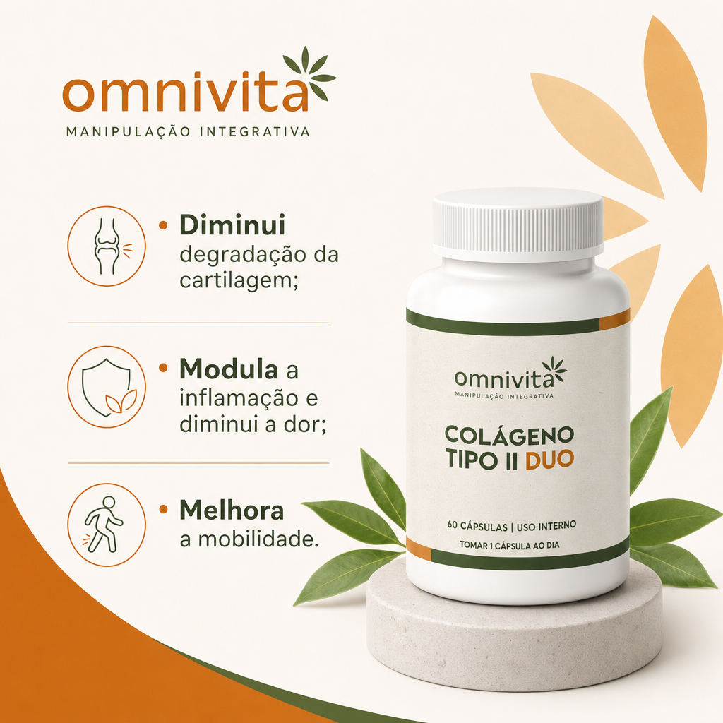 COLÁGENO TIPO II DUO I 60 Cápsulas