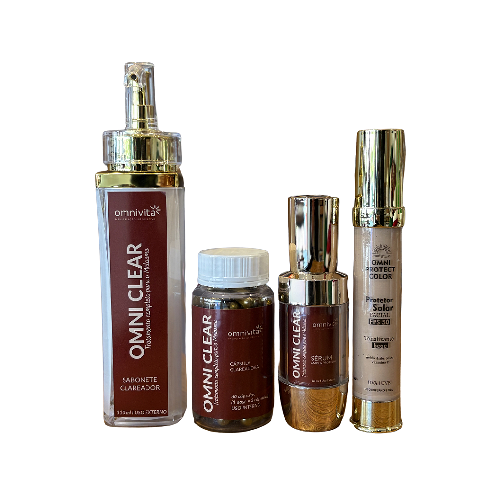 LINHA OMNI CLEAR SABONETE CLAREADOR MELASMA
