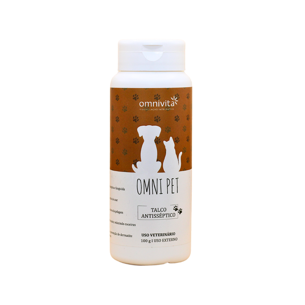 LINHA PET TALCO ANTISSÉPTICO 100G